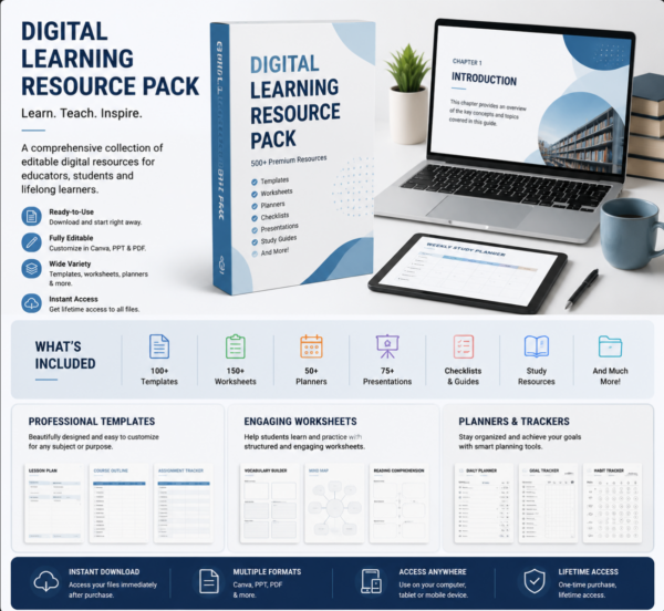 Digital Learning Resource Pack
