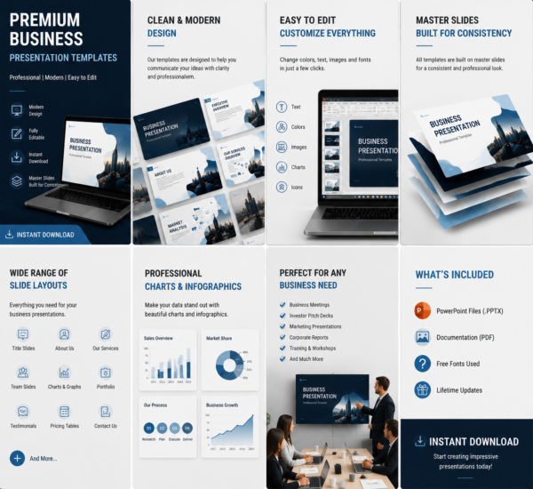 Premium Business Presentation Templates