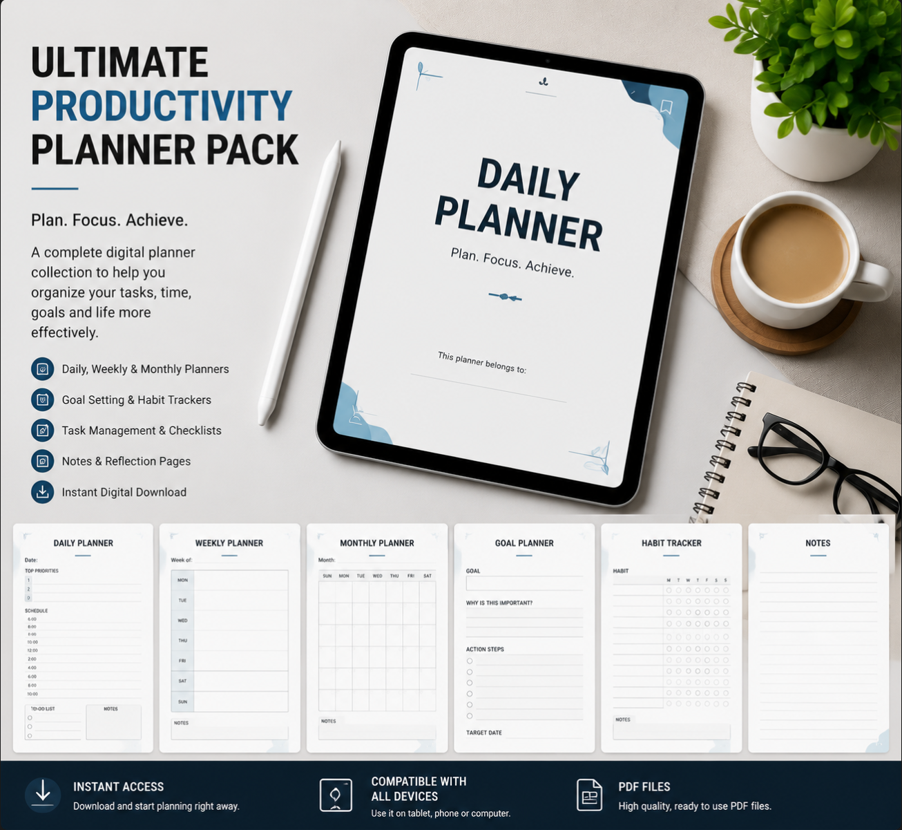 Ultimate Productivity Planner Pack