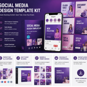 Social Media Design Template Kit