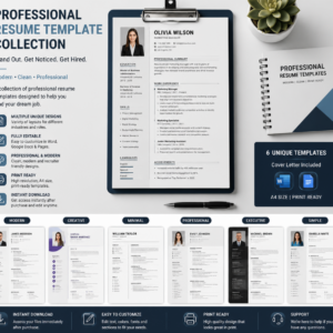 Professional Resume Template Collection