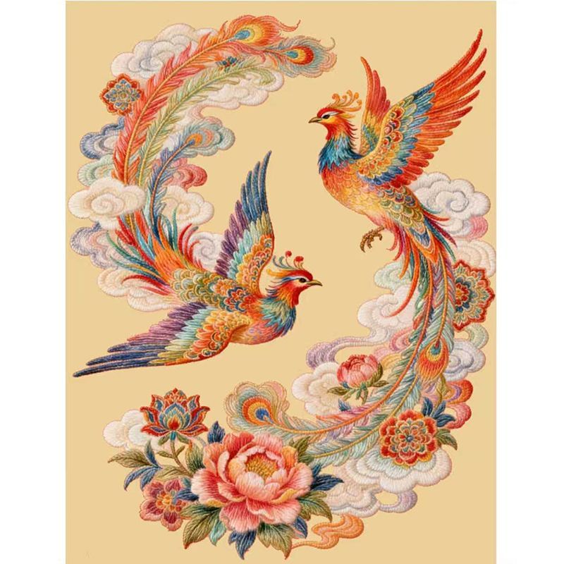 Handcrafted Chinese Embroidery Wall Art - Image 2