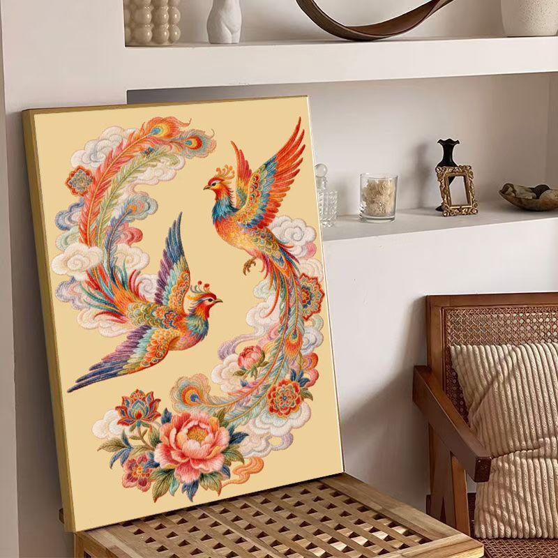 Handcrafted Chinese Embroidery Wall Art - Image 5